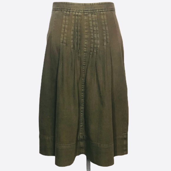 Vintage Isabel Marant Etoile Green Pleated Skirt green - Picture 3 of 8
